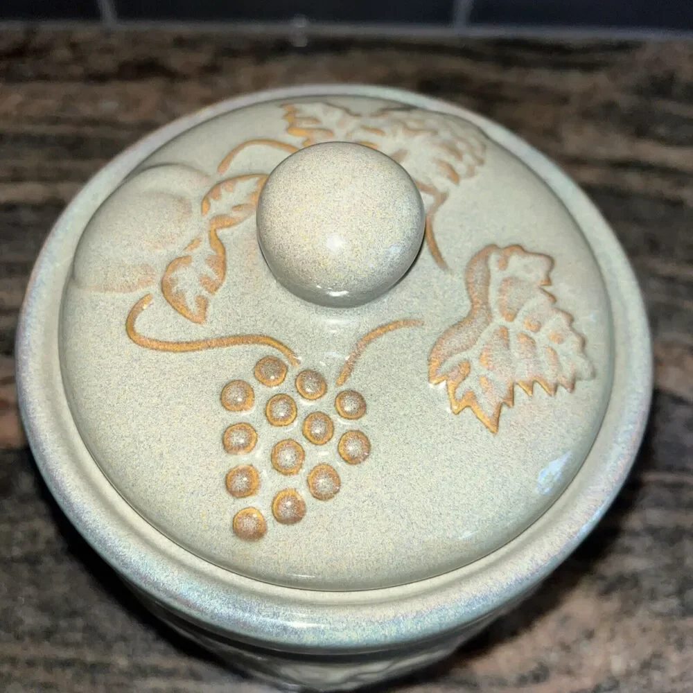 Dolgencorp Grape Vine Canister Pottery Kitchenware Replacements - Picture 2 of 4